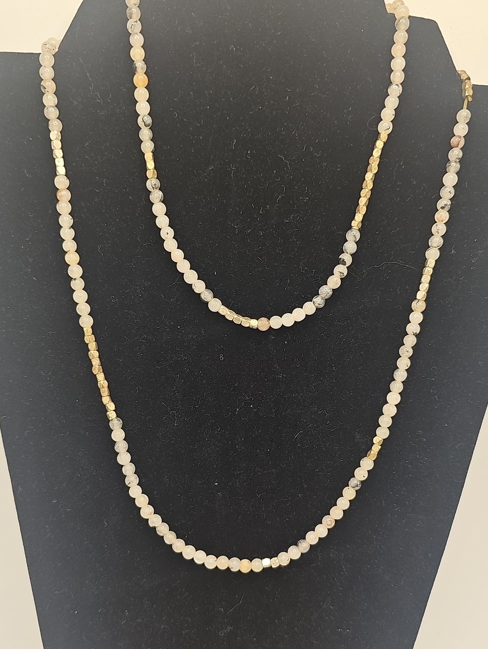 Crystalline Quartz With 10K Beads Long Strand Necklace - Women Jewelry